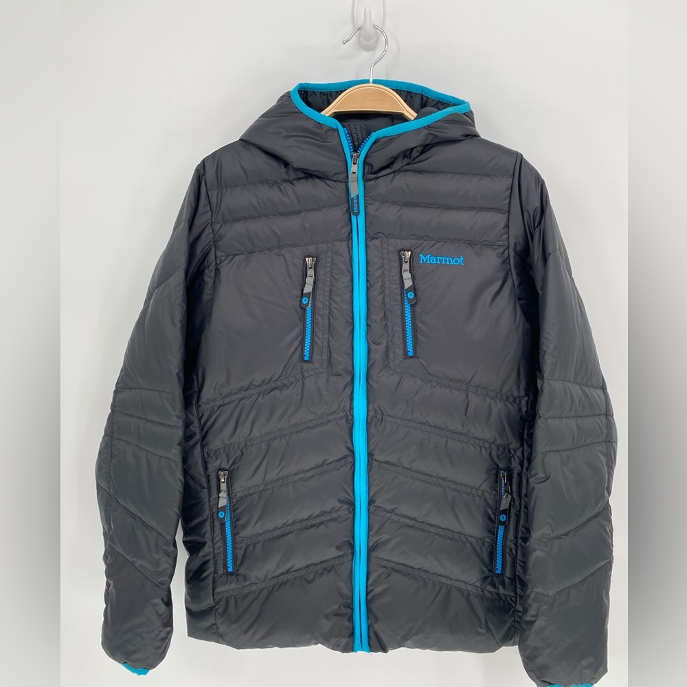 NWT Marmot Boy’s Front Side Hoody Black Size XL